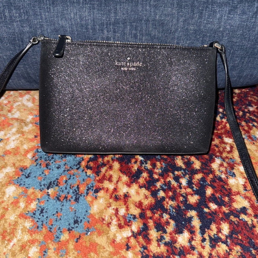 Kate Spade Sparkling Black Crossbody Bag